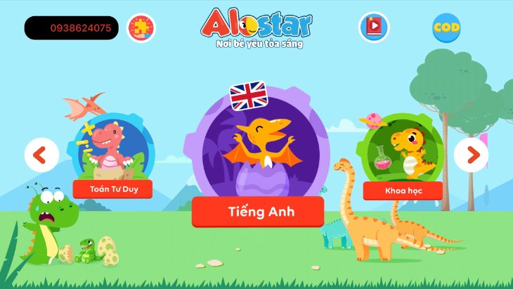 Sử dụng Alostar giúp bé giỏi tiếng Anh, phát triển tư duy, kỹ năng toàn diện