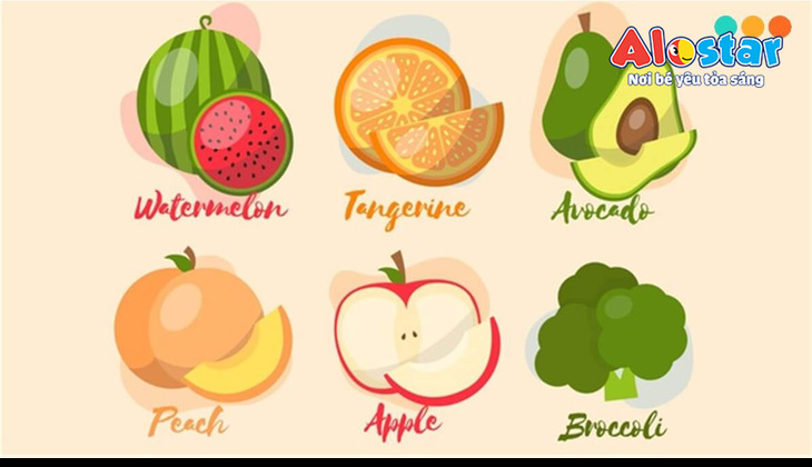 Bé học tiếng Anh chủ đề hoa quả sẽ ghi nhớ từ vựng lâu và đa dạng hơn
