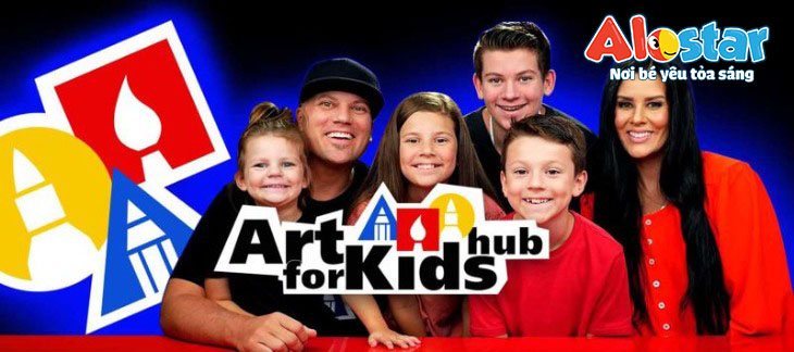 Chương trình Art for Kids Hub tốt giúp phát triển năng khiếu hội họa cho trẻ